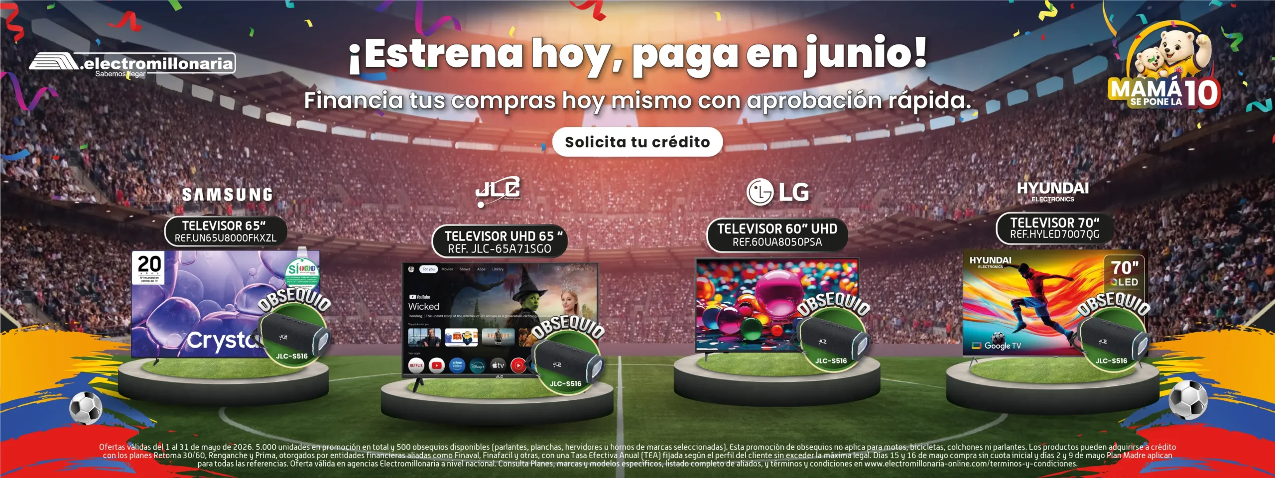 Vive el mundial, Sorprende con tecnología que acompaña cada momento