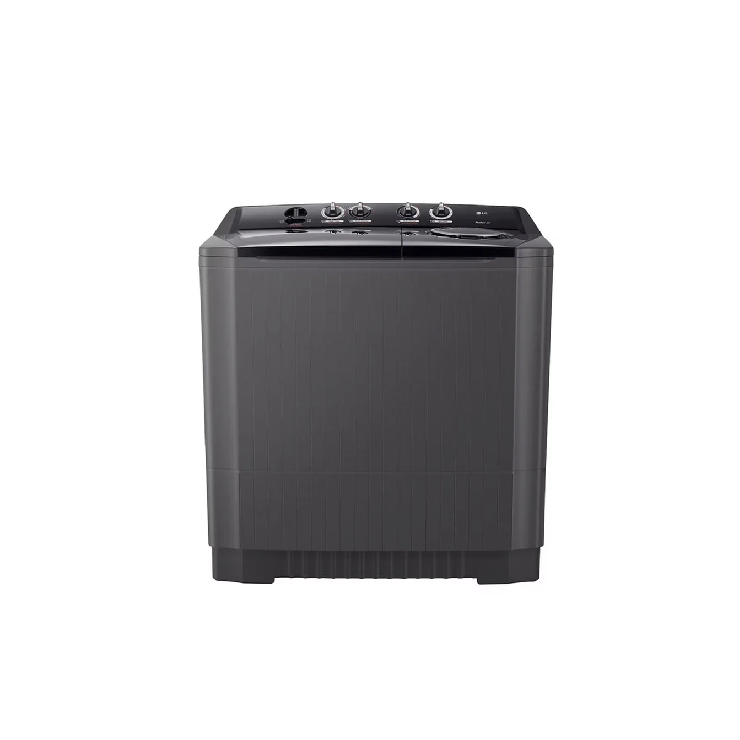 Lavadora LG Doble Tina 15Kg Negro Roller Jet Punch+3