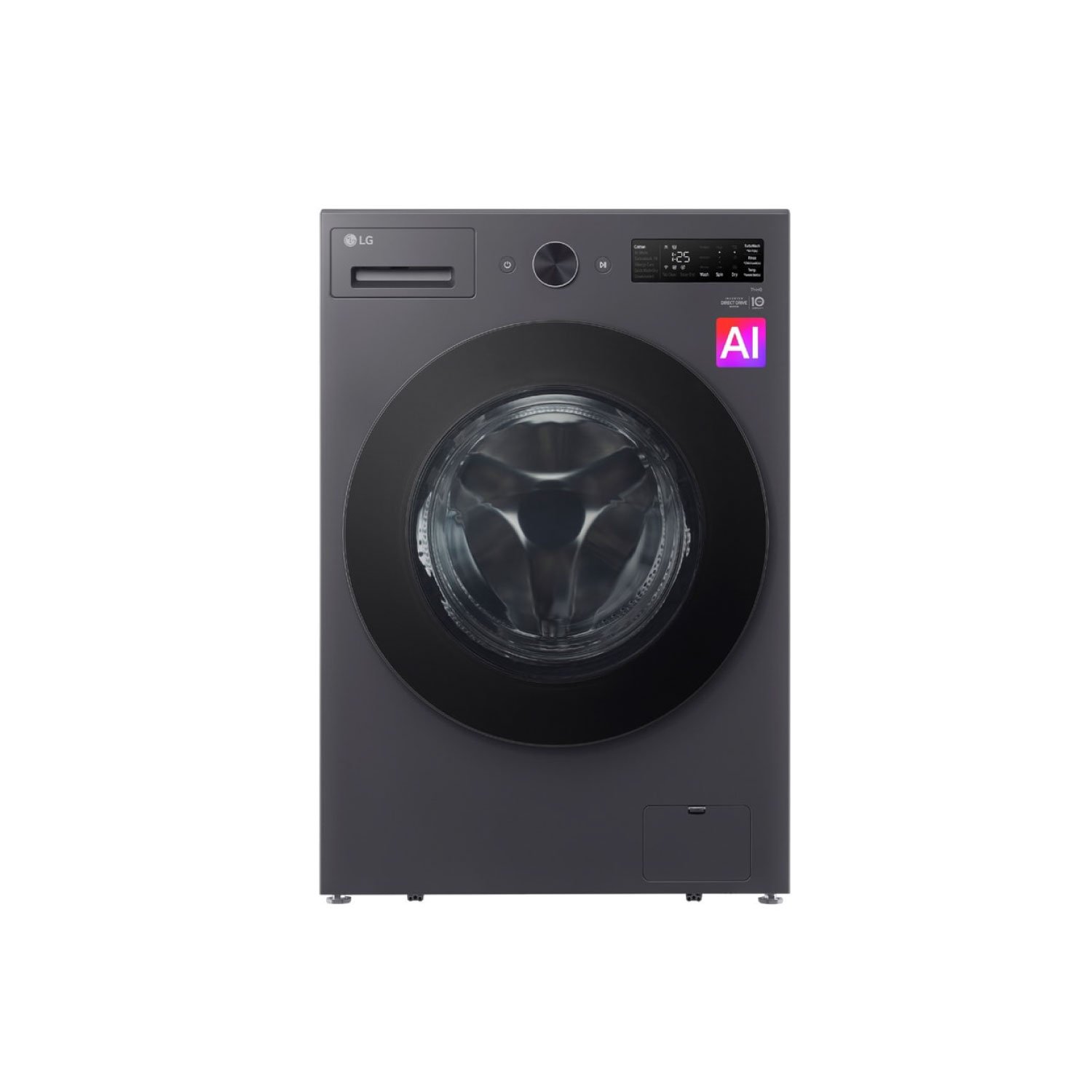 Lavaseca 2 en 1 Carga Frontal LG 16kg Gris Grafito AI DD Pet Care