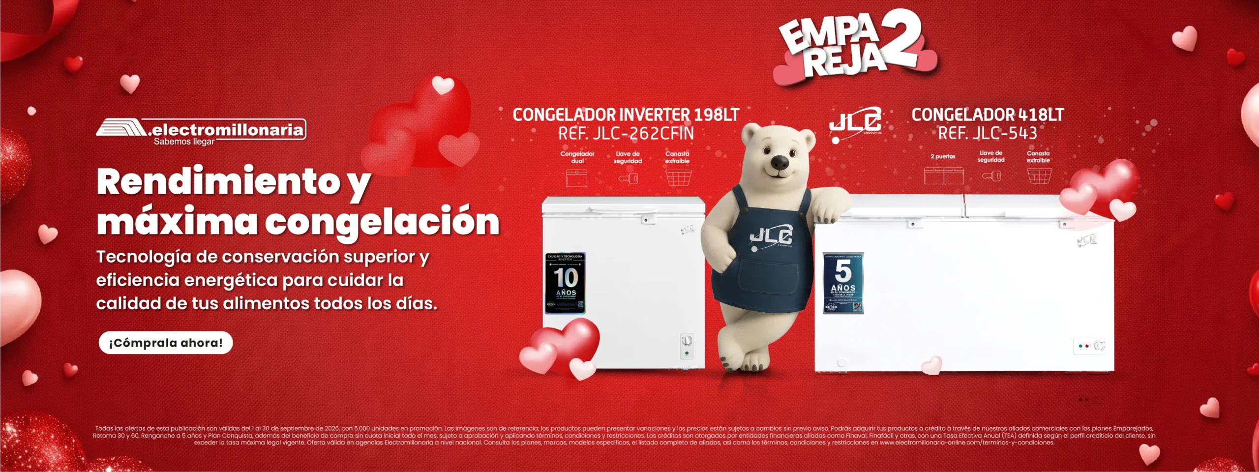 Congeladores jlc